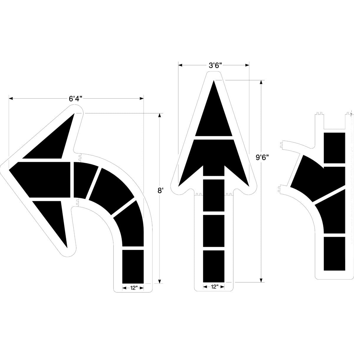 Newstripe | Large Federal Arrow Set | 10004361