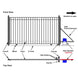Chery Industrial 12x6 ft Steel Sliding Driveway Gate