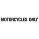 Newstripe | Motorcycles Only Parking Stencil | 10004985