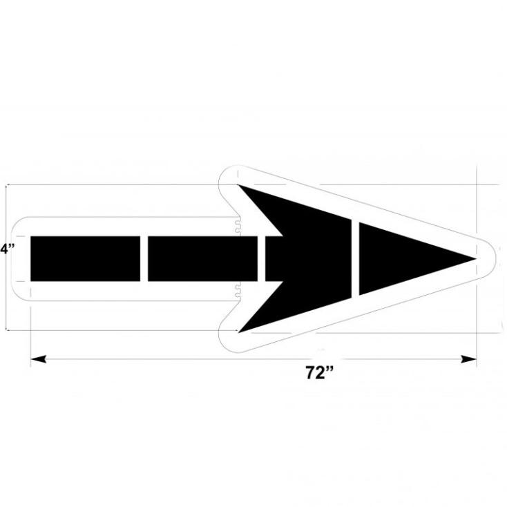 Newstripe | Straight Arrow Stencils | 10002936