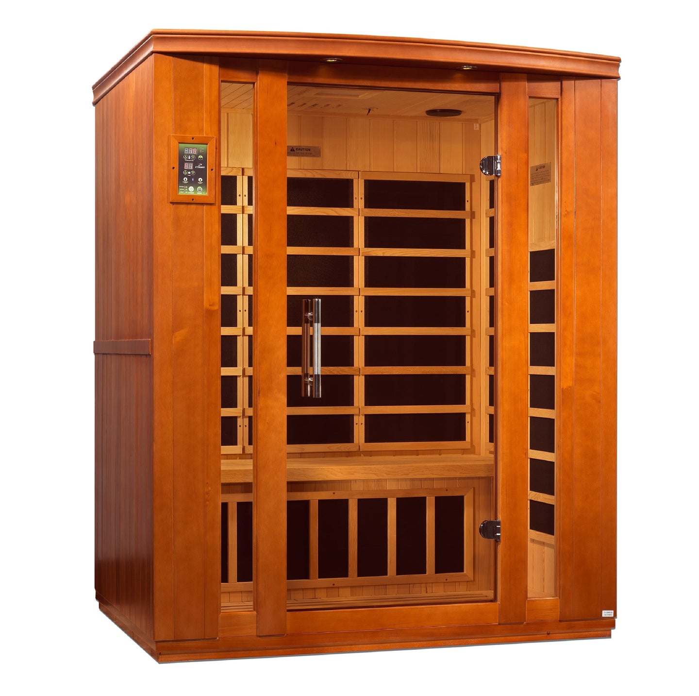 Golden Designs | Dynamic "Bellagio" 3 Person Low EMF Far IR Sauna | DYN-6306-02