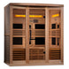 Golden Designs | "Reserve Edition" 6 Person Near Zero EMF Full Spectrum with Himalayan Salt Bar | GDI-8260-01