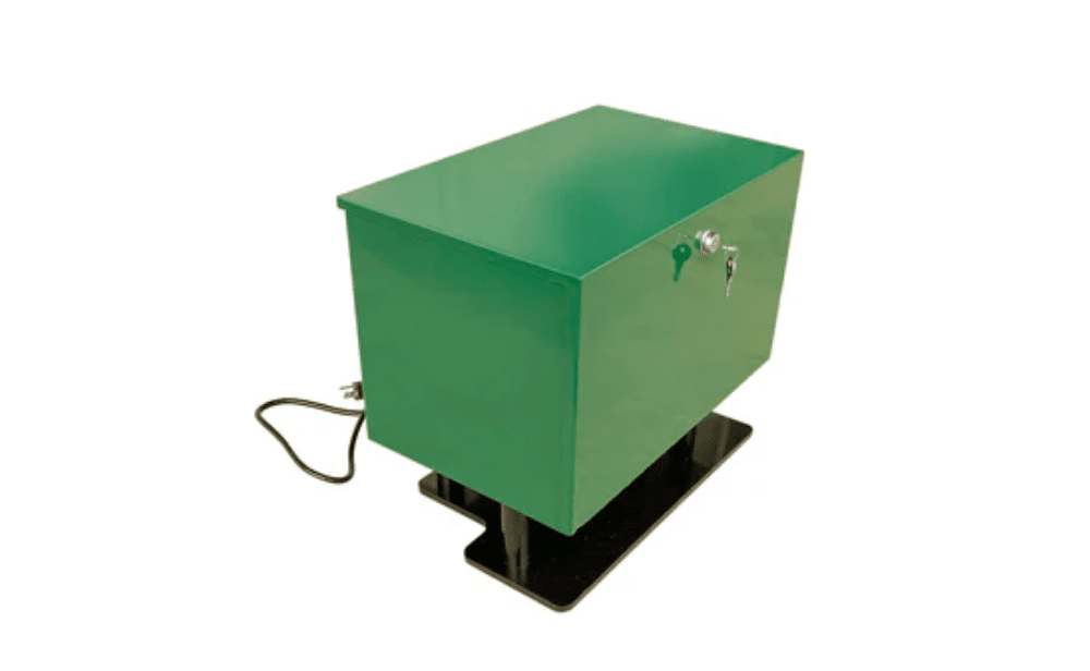 Scott Aerator | Steel Compressor Cabinet with Fan & Grounding Base