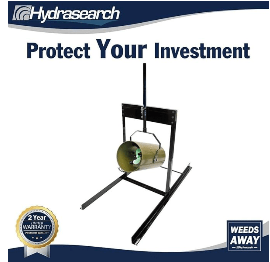 Hydrasearch | Weeds Away Muck & Algae Blower & Shallow Water Stand