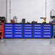 Chery Industrial 10 ft Heavy Duty Workbench with 25 Drawers