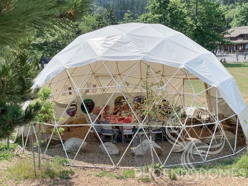 Phoenix Domes - Heavy Duty Frame 4 Season Glamping Package Dome - 30'/9m