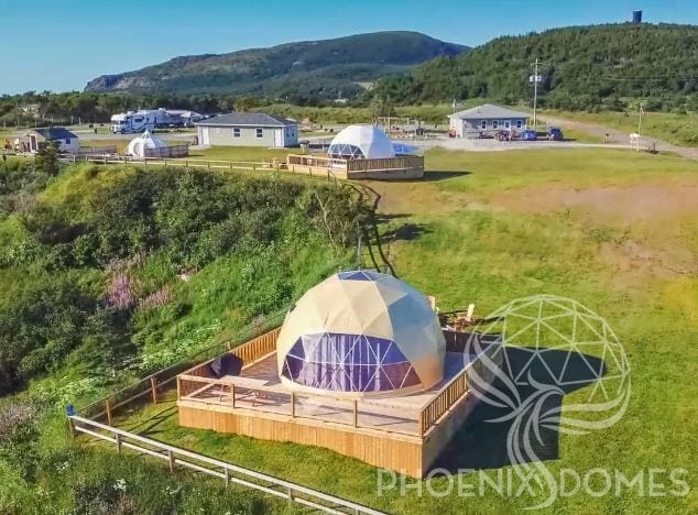 Phoenix Domes - Heavy Duty Frame 4 Season Glamping Package Dome - 30'/9m