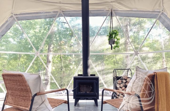 Phoenix Domes - Medium Frame 4 Season Glamping Package Dome - 16'/5m
