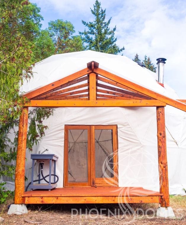 Phoenix Domes - Heavy Duty Frame 4-Season Glamping & Yoga Package Dome - 33'/10m