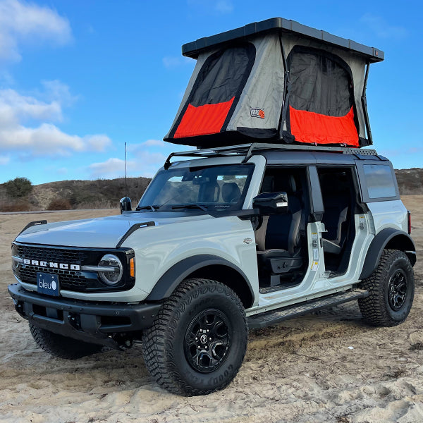 BadAss Tents RECON™ Rooftop Tent (Universal Fit) - Onyx Utility Black PRE-ASSEMBLED