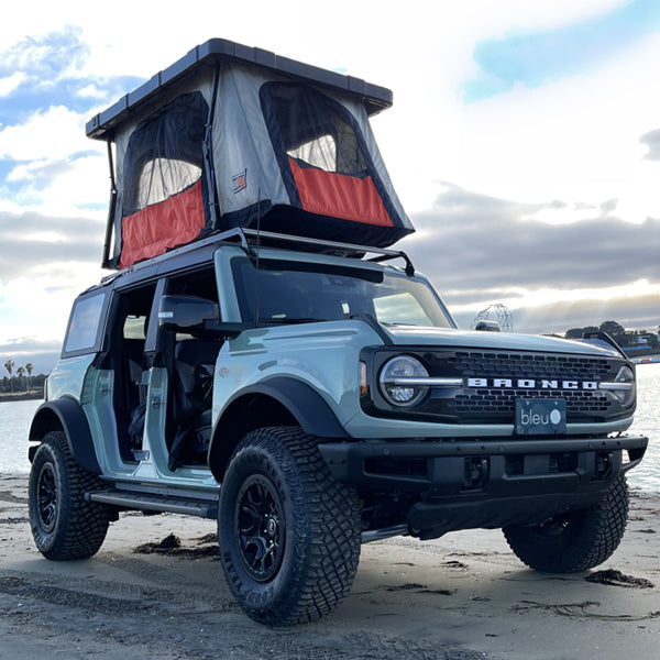 BadAss Tents RECON™ Rooftop Tent (Universal Fit) - Onyx Utility Black PRE-ASSEMBLED