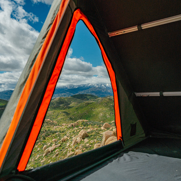 BadAss Tents PACKOUT™ Soft top Rooftop Tent (Universal Fit) - Black/Rhinotec Cover