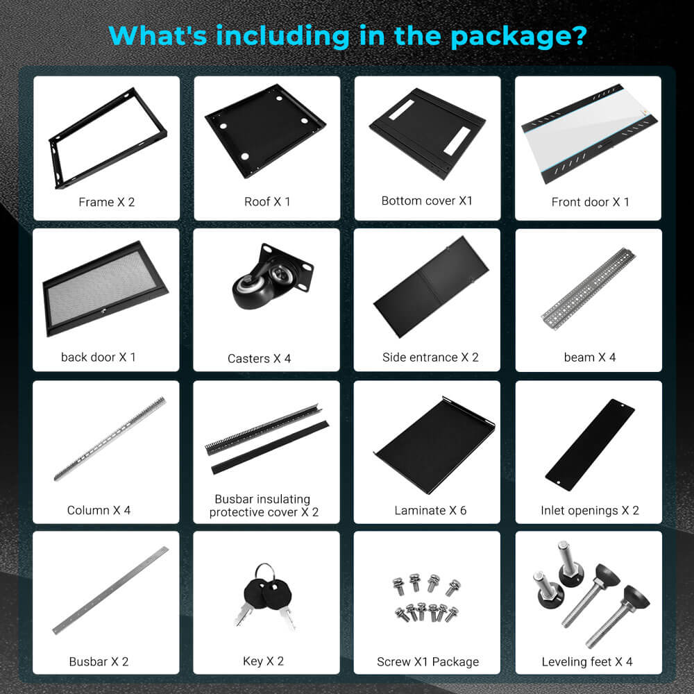 Enclosed Battery Cabinet 6 Slot with Bus Bar for SG48100P/ SGH48100T