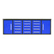 Chery Industrial 10ft Workbench Storage Cabinet with 15 Drawers & 2 Cabinets