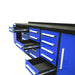 Chery Industrial 10ft Workbench Storage Cabinet with 15 Drawers & 2 Cabinets