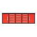 Chery Industrial | 10ft Workbench Storage Cabinet with 15 Drawers & 2 Cabinets