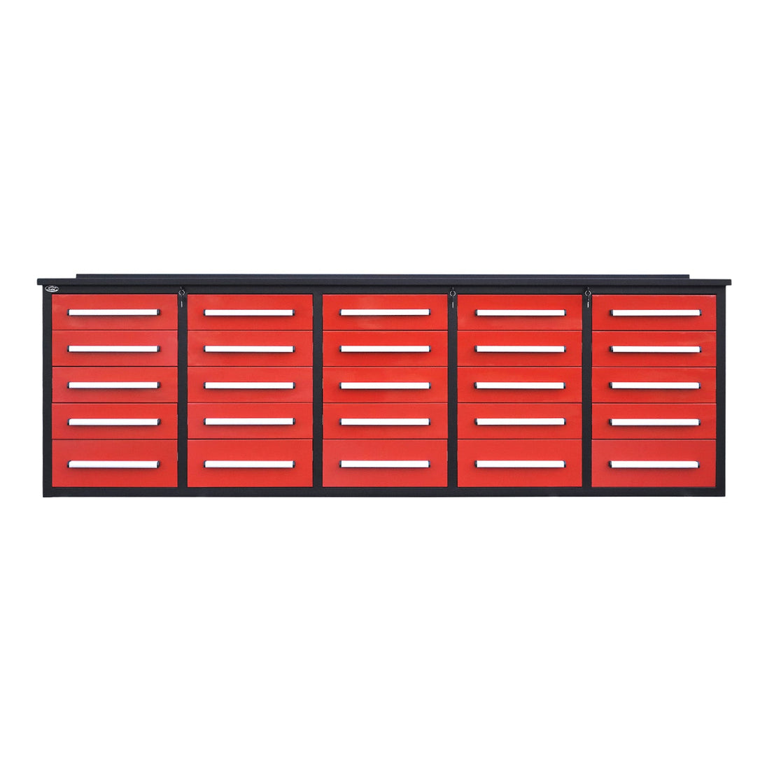 Chery Industrial 10 ft Heavy Duty Workbench with 25 Drawers