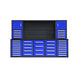 Chery Industrial 10ft Workbench Cabinet(40 Drawers, 2 Cabinets & 1 Pegboard)