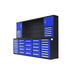 Chery Industrial 10ft Workbench Cabinet(40 Drawers, 2 Cabinets & 1 Pegboard)