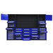 Chery Industrial 10ft Workbench Cabinet(40 Drawers, 2 Cabinets & 1 Pegboard)