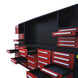 Chery Industrial 10ft Workbench Cabinet(40 Drawers, 2 Cabinets & 1 Pegboard)