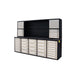 Chery Industrial 10ft Workbench Cabinet(40 Drawers, 2 Cabinets & 1 Pegboard)