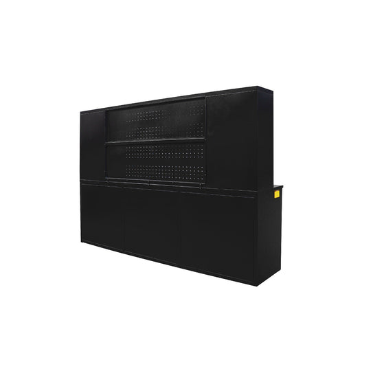 Chery Industrial 10ft Workbench Cabinet(40 Drawers, 2 Cabinets & 1 Pegboard)
