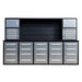 Chery Industrial | 10ft Workbench Cabinet(30 Drawers, 2 Cabinets & 1 Pegboard)