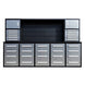 Chery Industrial | 10ft Workbench Cabinet(30 Drawers, 2 Cabinets & 1 Pegboard)