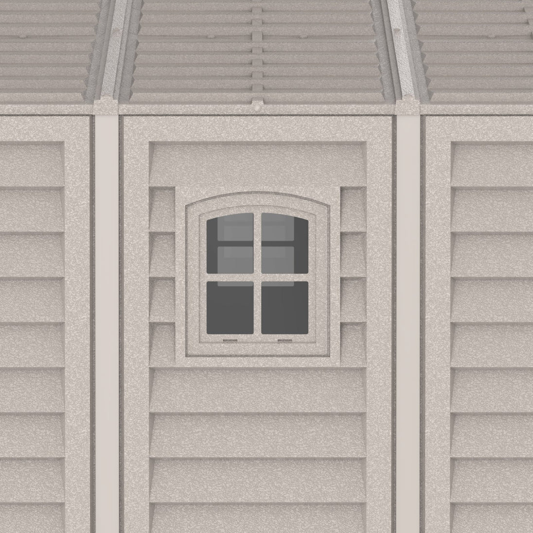 Chery Industrial 10.5x31 ft Vinyl Garage, Vinyl Storage Shed with Foundation, 2 Windows & Side Doors