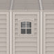 Chery Industrial 10.5x31 ft Vinyl Garage, Vinyl Storage Shed with Foundation, 2 Windows & Side Doors