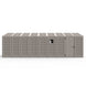 Chery Industrial 10.5—23 ft Vinyl Garage, Vinyl Storage Shed with Foundation, 2 Windows & Side Doors
