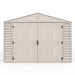 Chery Industrial 10.5x28.5 ft Vinyl Garage, Vinyl Storage Shed with Foundation, 2 Windows & Side Doors