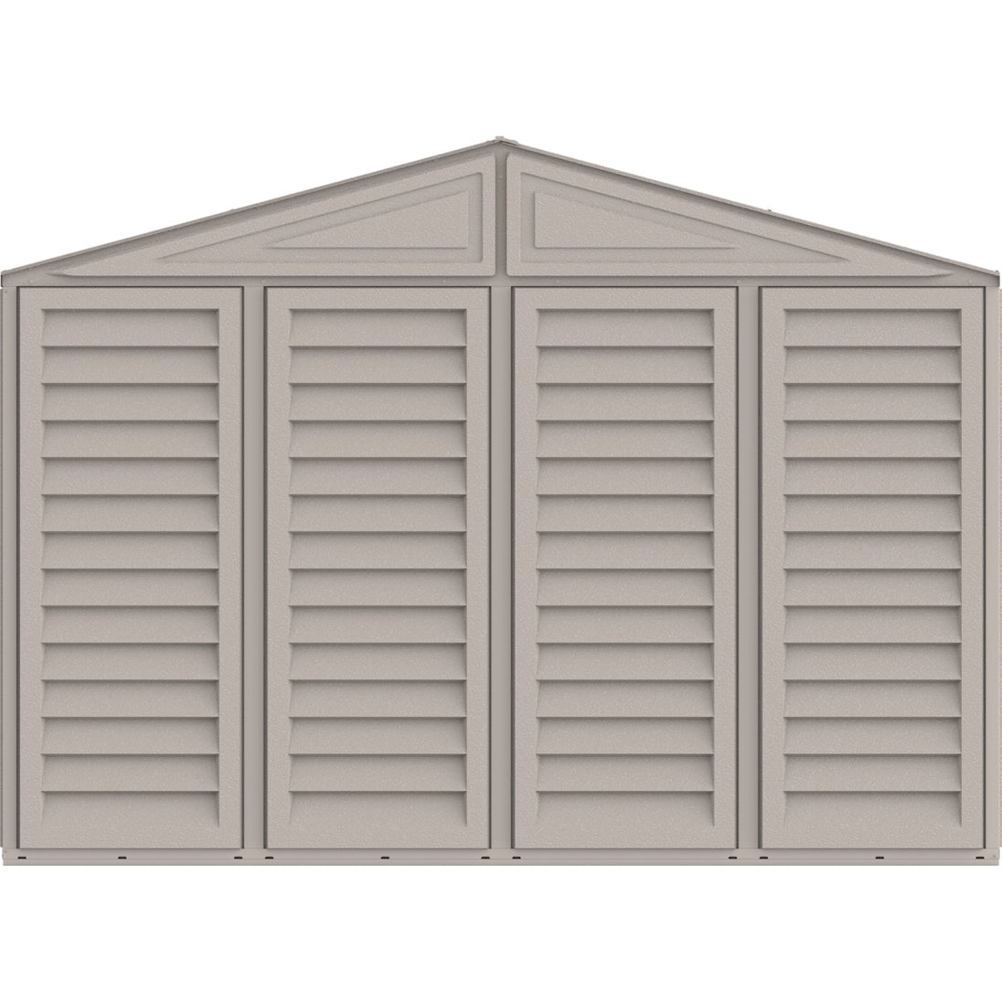 Chery Industrial 10.5x28.5 ft Vinyl Garage, Vinyl Storage Shed with Foundation, 2 Windows & Side Doors