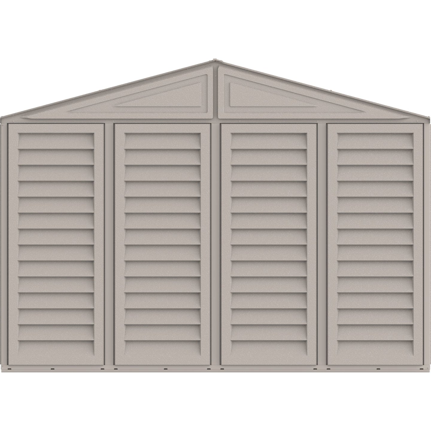 Chery Industrial 10.5x28.5 ft Vinyl Garage, Vinyl Storage Shed with Foundation, 2 Windows & Side Doors