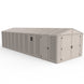 Chery Industrial | 10.5x31 ft Vinyl Garage, Vinyl Storage Shed with Foundation, 2 Windows & Side Doors