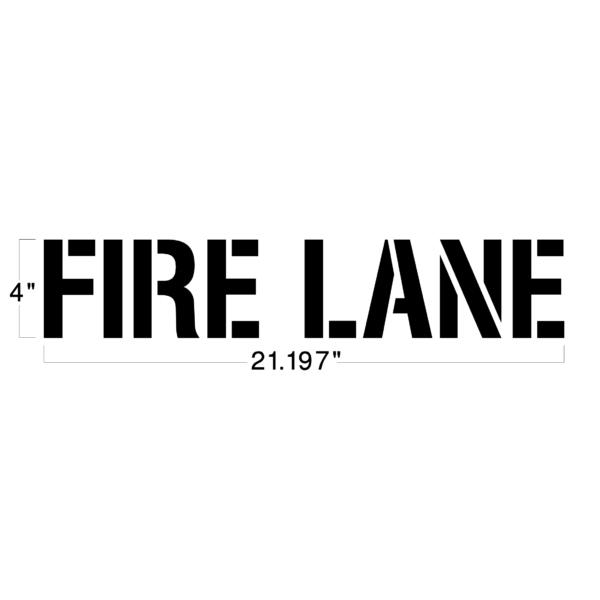 Newstripe | Fire Lane Stencils | 10001963