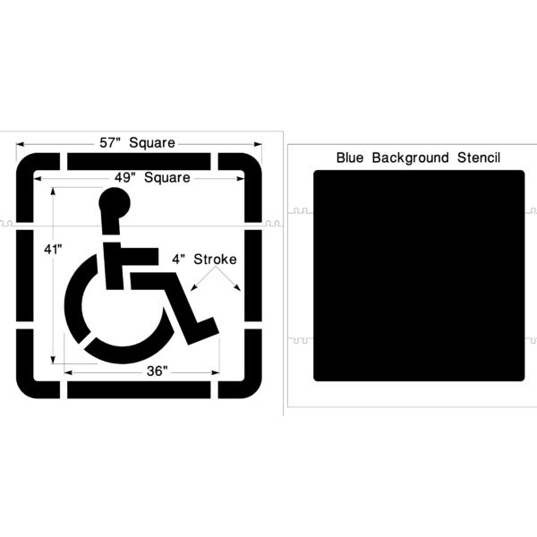Newstripe | Federal Handicap with Border and Background | 10004404