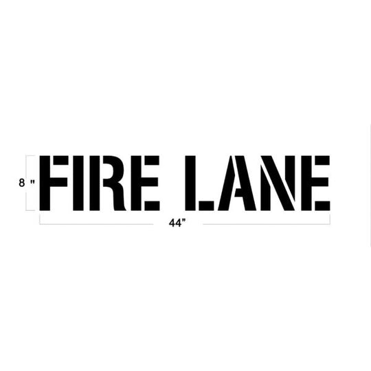 Newstripe | Fire Lane Stencils | 10001963