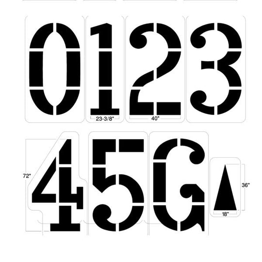 Newstripe | Football Field Stencil Kit | 10003338