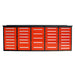 Chery Industrial 10ft Workbench Storage Cabinet with 35 Drawers