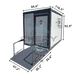 Chery Industrial 10ft Handicap-Accessible Portable Toilet