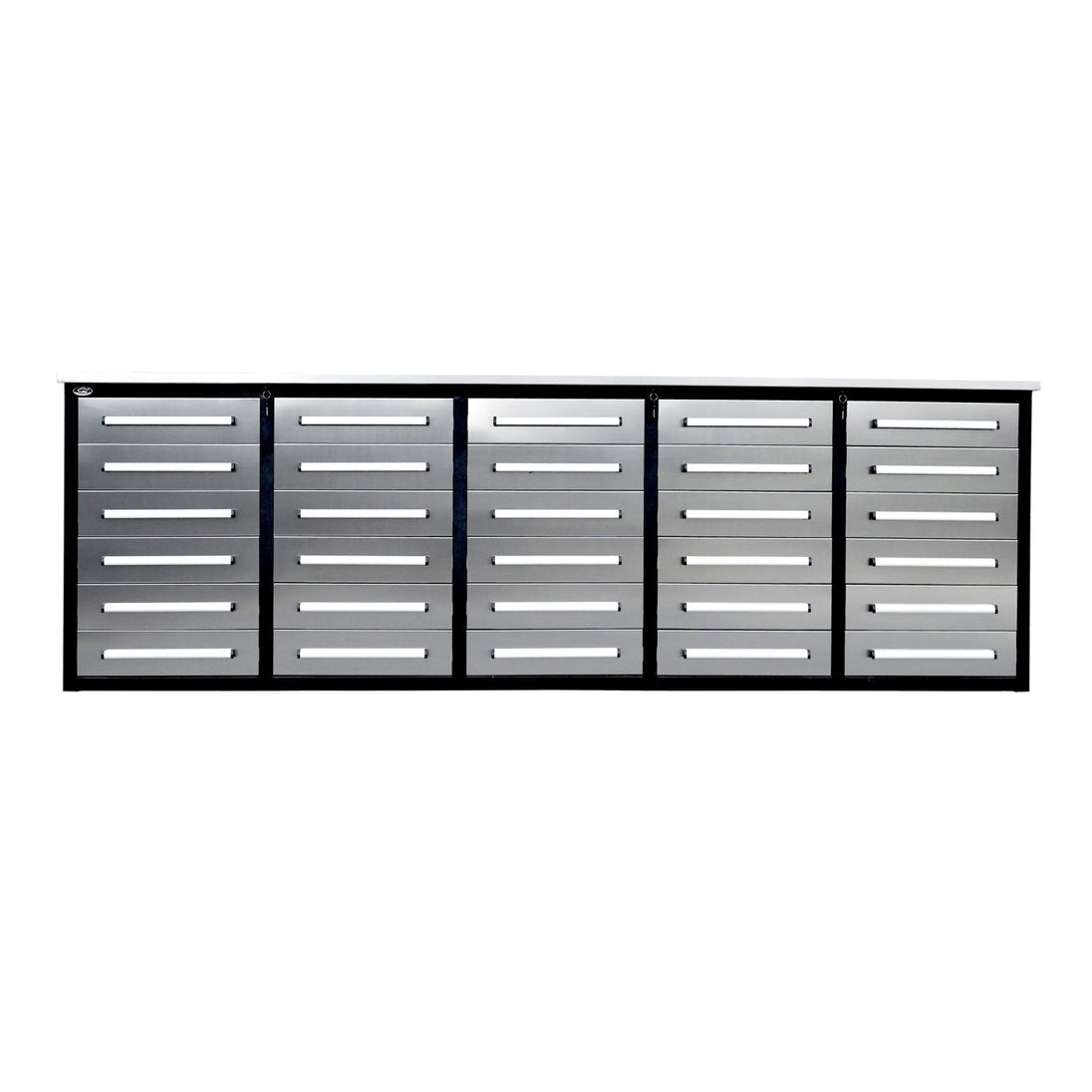 Chery Industrial | 10ft Workbench Storage Cabinet with 30 Drawers