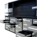 Chery Industrial 10ft Workbench Cabinet(30 Drawers, 2 Cabinets & 1 Pegboard)