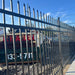 Chery Industrial 10x7 ft Steel Fence with 3 Rails, 30 Panels