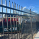 Chery Industrial 10x7 ft Steel Fence with 3 Rails, 30 Panels