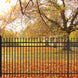 Chery Industrial 10x7 ft Steel Fence with 3 Rails, 30 Panels