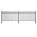 Chery Industrial 10x7 ft Steel Fence with 3 Rails, 30 Panels
