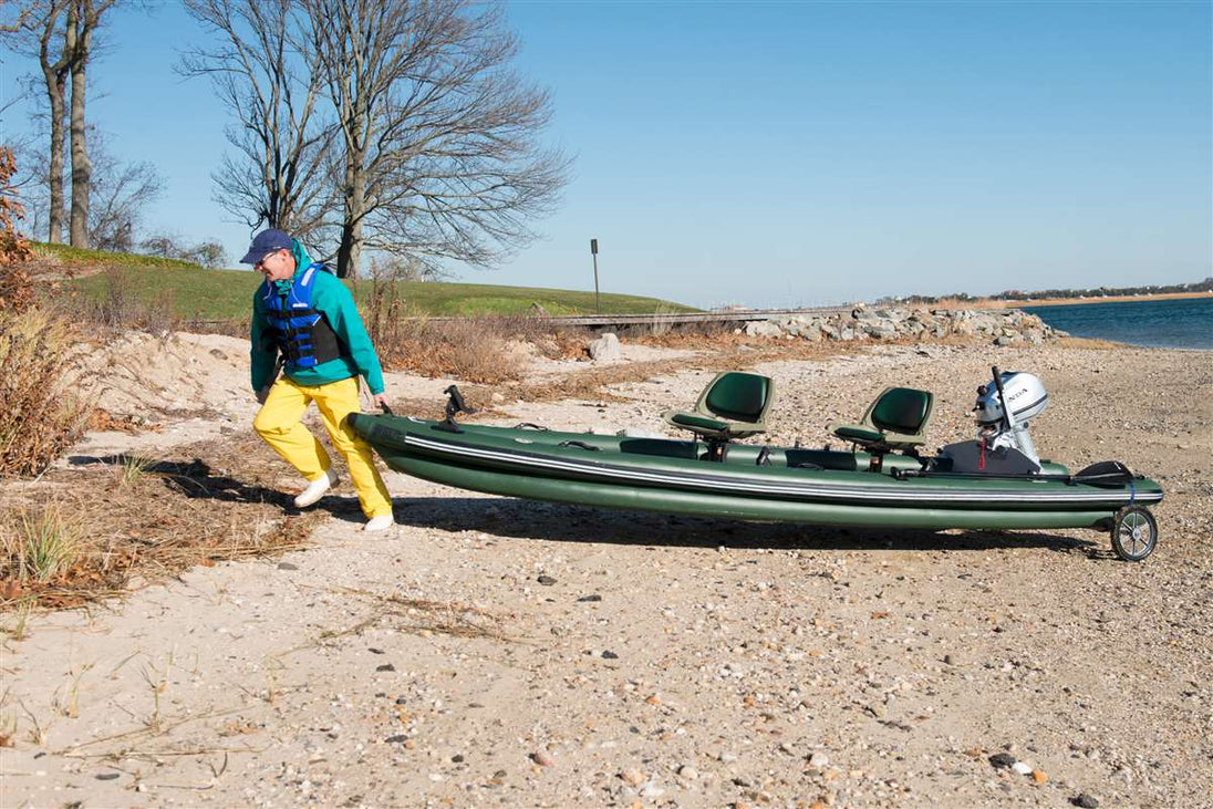 Sea Eagle FSK16 FishSkiff™ - Swivel Seat Canopy - Setup View
