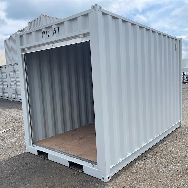 Chery Industrial 12' Small Cubic Shipping Container, Rollup Door